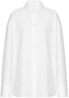 Toile Iconographe Overhemd Valentino Garavani , White , Dames - M,S