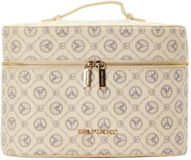 Toilet Bags Carlo Colucci , Beige , Dames - ONE Size