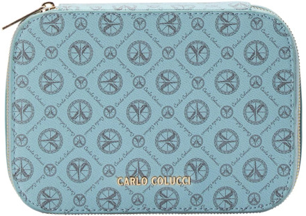Toilet Bags Carlo Colucci , Blue , Unisex - ONE Size