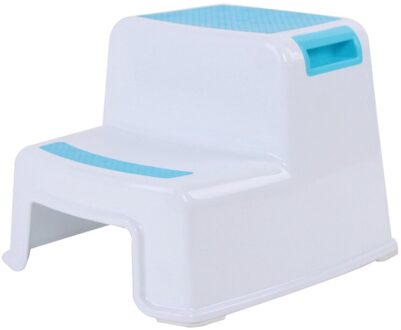 Toilet Potty Training Kids 2 Step Stools Toddler Non-Slip Bathroom Potty Stool HG99 Blauw