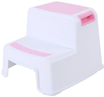 Toilet Potty Training Kids 2 Step Stools Toddler Non-Slip Bathroom Potty Stool HG99 Roze