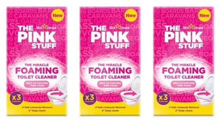 Toilet Reiniging Stardrops The Pink Stuff The Pink Stuff The Miracle Foaming Toilet Cleaner 3 x 3 st