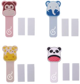 Toilet Seat Cover Lifter Handvat Hygiënisch Schoon Lift Zelfklevende Sticker Leuke Cartoon Raak Badkamer