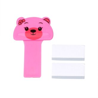 Toilet Seat Cover Lifter Opvouwbare Wc Closestool Seat Handvat Met Lijm Sanitaire Seat Cover Draagbare Lifting Apparaat Roze