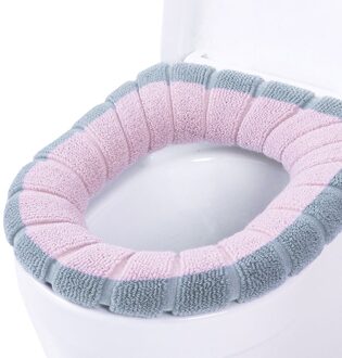 Toilet Seat Cover Pan Fiber Winter Warm Zitkussen Wasbare Volledige Dekking Pompoen Patroon Toiletbril Badkamer Benodigdheden 04