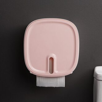 Toilet Waterproof Non-perforated Roll Paper Tube Paper Tray Toilet Paper Storage Box For Roze