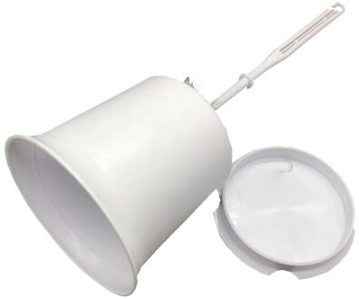 Toiletborstel Diversion Safe Stash kluis Wit Toiletborstel Verborgen veilig met food grade geur proof bag