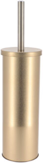 Toiletborstel - goud - metaal - 38 x 10 cm - badkamer - toilet - toilet accessoires