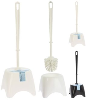 Toiletborstel in houder kunststof