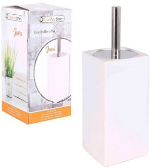 Toiletborstel Java Confortime Wit Squared