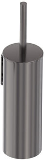 Toiletborstel MAY Wandmodel Geborsteld Carbon Black PVD Gunmetal