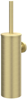 Toiletborstelgarnituur - wand model - Geborsteld mat goud PVD 6500654 Goud geborsteld PVD