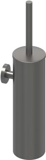 Toiletborstelgarnituur - wand model - Geborsteld metal black PVD 6500656 Metal black geborsteld (antraciet)