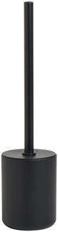 Toiletborstelhouder Basic - Polyresin - Zwart - 9.6x9.6x39.4 Cm