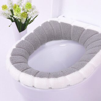 Toiletbril Badkamer Closestool Wasbare Zachte Mat Pad Kussen O-Vorm Toiletbril Bidet Covers Wasbare Badkamer Accessoires