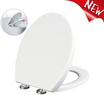 Toiletbril Beige Wit Niet Geel Soft Off Wc Geavanceerde Krasbestendig Cover Wc Accessoires O-Vormige Wc seat #10