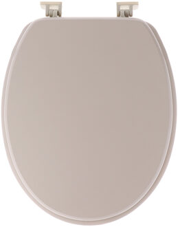 Toiletbril Breeze - beige - MDF hout - universeel - standaard wc bril