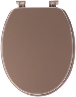 Toiletbril Breeze - lichtbruin - MDF hout - universeel - standaard wc bril