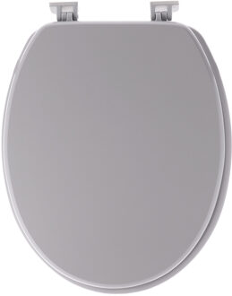 Toiletbril Breeze - lichtgrijs - MDF hout - universeel - standaard wc bril