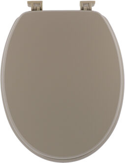 Toiletbril Breeze - taupe - MDF hout - universeel - standaard wc bril