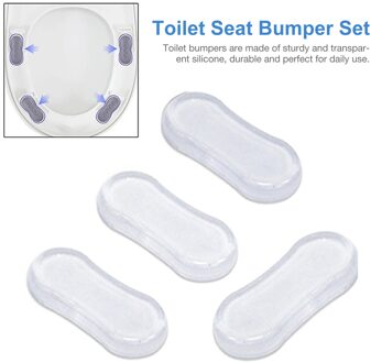 Toiletbril Bumpers Met Sterke Lijm Voor Bidet Attachment Grote Duurzaamheid Goede Stabiliteit Beschermende Bumper Ruis