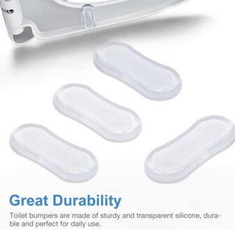 Toiletbril Bumpers Met Sterke Lijm Voor Bidet Gehechtheid Bescherming Pads Badkamer Accessoires Vervanging Bumpers