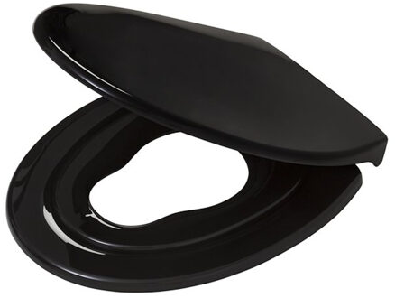 Toiletbril en kindertoiletbril Tulsa zwart