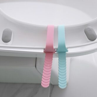 Toiletbril Lifters Deksel Handvat Huishouden Wc Cover Silicone Wc Cover Cover Verstelbare Squat Wc Deksel Handvat