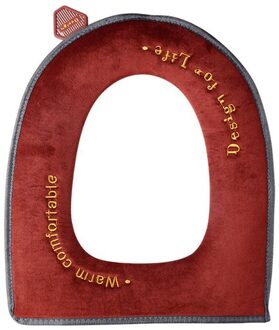 Toiletbril Mat Cover Winter Warmer Wc Deksel Cover Zachte Fluwelen Seat Cover Badkamer Pan Kussen Pads Waterdicht Wc Cover