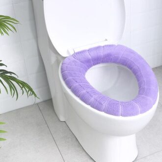 Toiletbril Mat Set Badkamer Universele Warme Zachte Wasbare Closestool Mat Seat Case Winter Warmer Mat Pad Bidet Covers