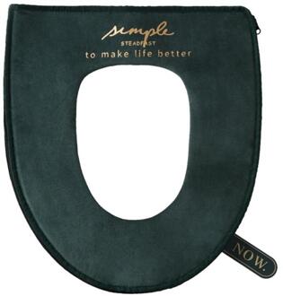 Toiletbril Mat Warmer Closestool Winter Mat High-End Badkamer Accessoires Decor Comfortabele Wasbare Thicken Stoelhoezen Effen 2