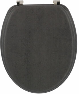 Toiletbril Royal Nature - beton look - MDF hout - universeel - standaard wc bril