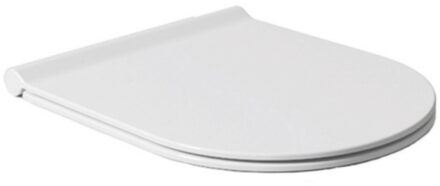 Toiletbril Salenzi Form Slim Mat Wit Quickrelease Softclose Toiletzitting