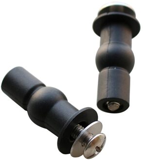 Toiletbril Top Fix Seat Scharnier Gat Bevestigingen Goed Moer Schroef Rubber Terug Naar Muur Paar