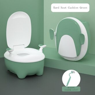Toiletbril Trainning Voor Kinderen Jongen Meisje Baby Urinoir Kind Wc Ring Ondersteek Potty Seat Toilet Training Hard Seat-groen