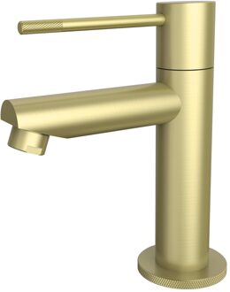 Toiletkraan Best Design Nancy-Ribera Uitloop Recht 14 cm 1-hendel Mat Goud