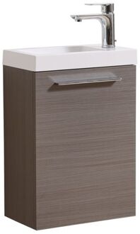 Toiletmeubel Madrid 40cm - donker eiken Bruin