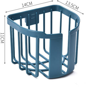 Toiletpapier Rack Wc Tissue Box Tissue Holder Wall Mounted Toiletrolhouder Badkamer Accessoires Plank Opbergdoos blauw