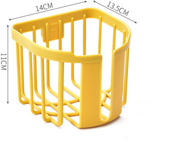Toiletpapier Rack Wc Tissue Box Tissue Holder Wall Mounted Toiletrolhouder Badkamer Accessoires Plank Opbergdoos geel