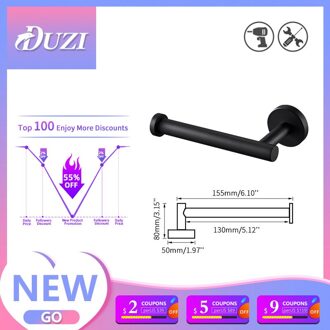 Toiletpapier Roll Houder Staande Badkamer Accessoires Set Handdoekenrek Ronde Douche Bar Moderne Muur Kapstok Kleerhanger Nail papier houder