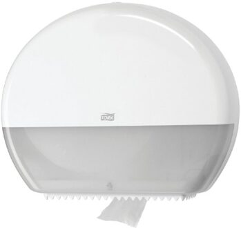 toiletpapierdispenser Jumbo, uit kunststof, systeem T1 Wit