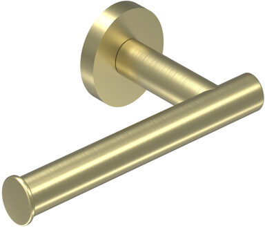 Toiletrolhouder - 1 rol - Geborsteld mat goud PVD 6500354 Goud geborsteld