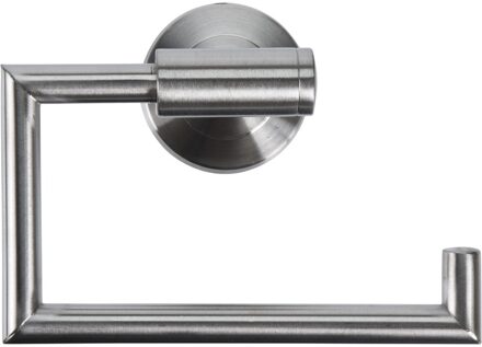 Toiletrolhouder - 15 cm - RVS zilver - wc-rol houder - houder voor toiletrollen/toiletpapier