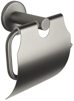 Toiletrolhouder Aqua Splash Colorato Met Klep Gunmetal Aqua Splash