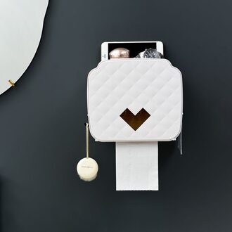 Toiletrolhouder Badkamer Accessoires Opbergdoos Tissue Plastic Thuis Waterdicht Voor Draagbare