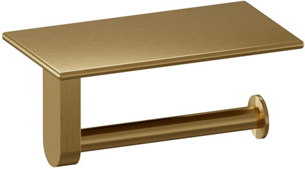 Toiletrolhouder Brauer Gold Edition Met Planchet Goud Geborsteld PVD