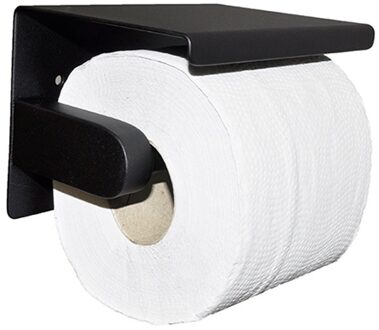 Toiletrolhouder BWS Boston Mat Zwart Wit Chroom