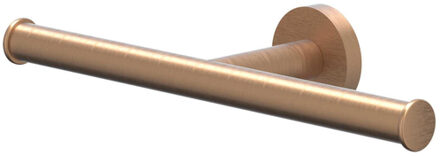 Toiletrolhouder - dubbel - Geborsteld mat koper PVD 6500455 Koper geborsteld