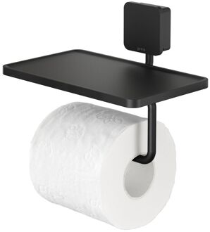 Toiletrolhouder Geesa Topaz Met Planchet Mat Zwart