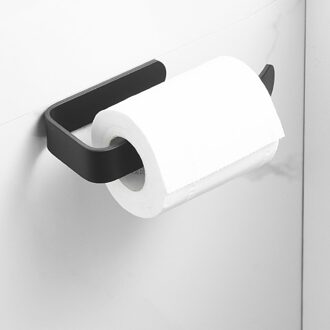 Toiletrolhouder Haak 1Pc Punch-Gratis Handdoekenrek Muurbevestiging Multifunctionele Acryl Rag Hanger Tissue Rolhouder
